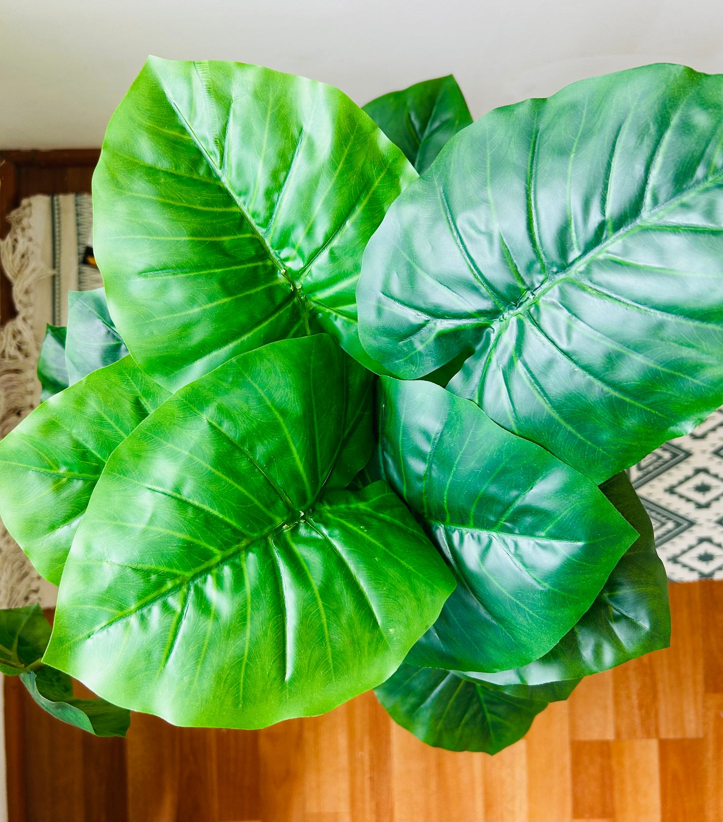 Planta artificial hoja grande de interior o exterior