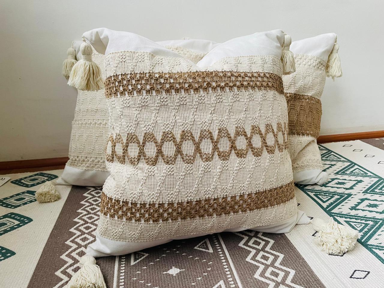 Set de 3 fundas de cojín 45x45 cm