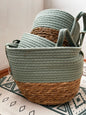 Set de 3 Cestas decorativas yute modernas